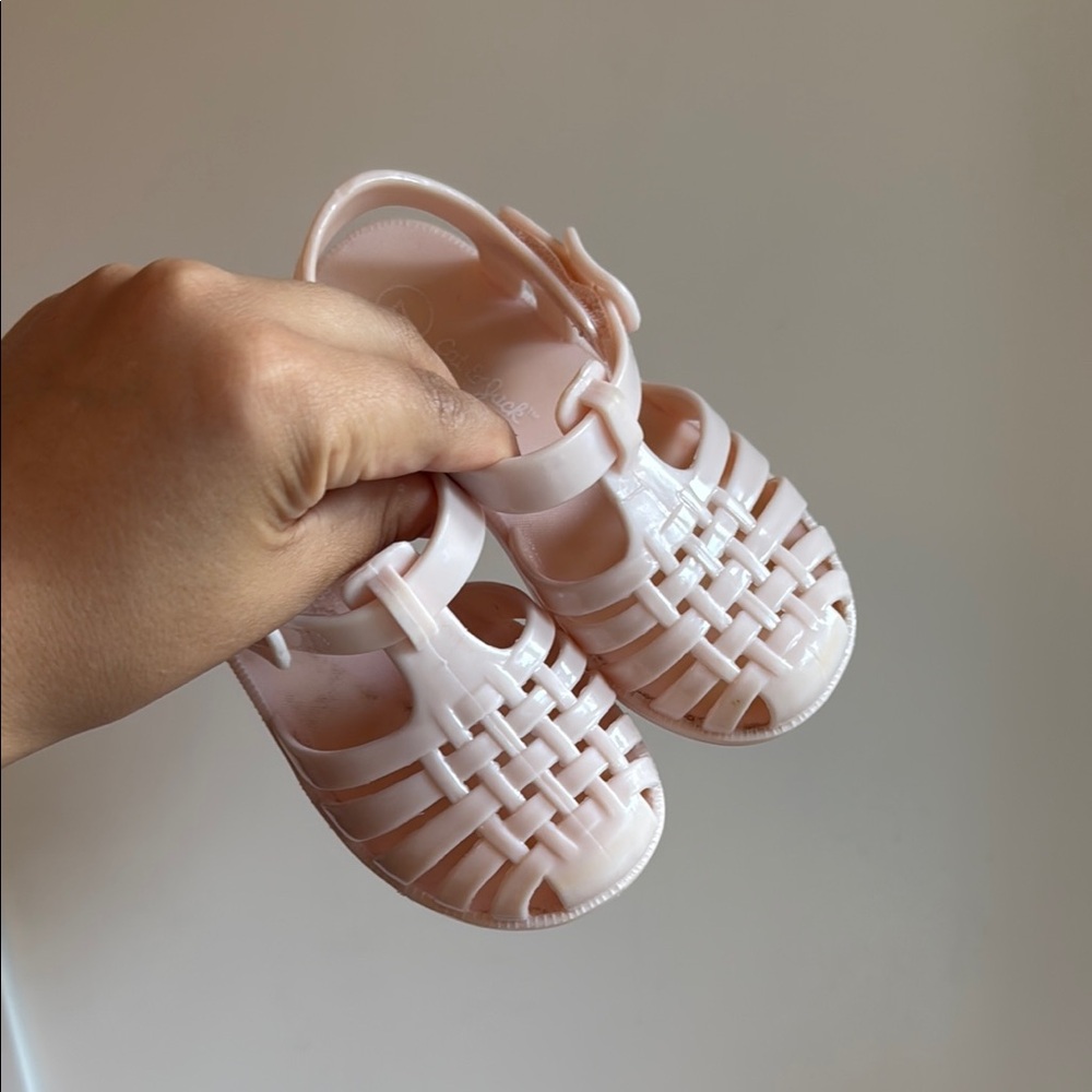 Cat & Jack jelly shoes pink